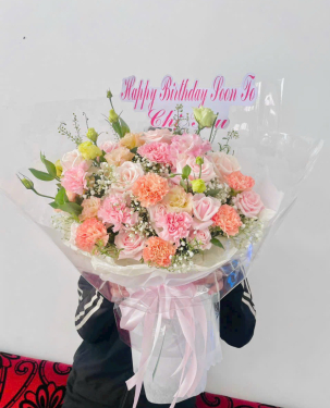 Bó hoa tươi thắm - trao lời yêu thương 