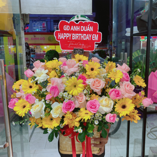 Bó hoa hồng đỏ thắm - trao lời yêu thương