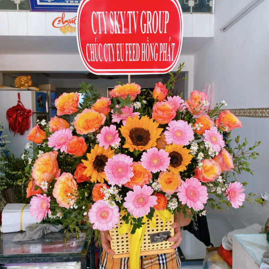 Bó hoa tươi thắm - trao lời yêu thương 